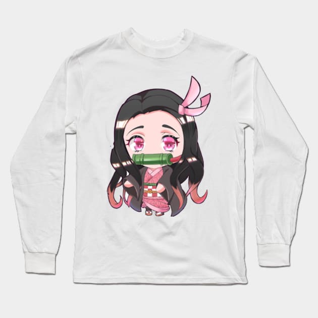 Nezuko Kamado Long Sleeve T-Shirt by blacktee